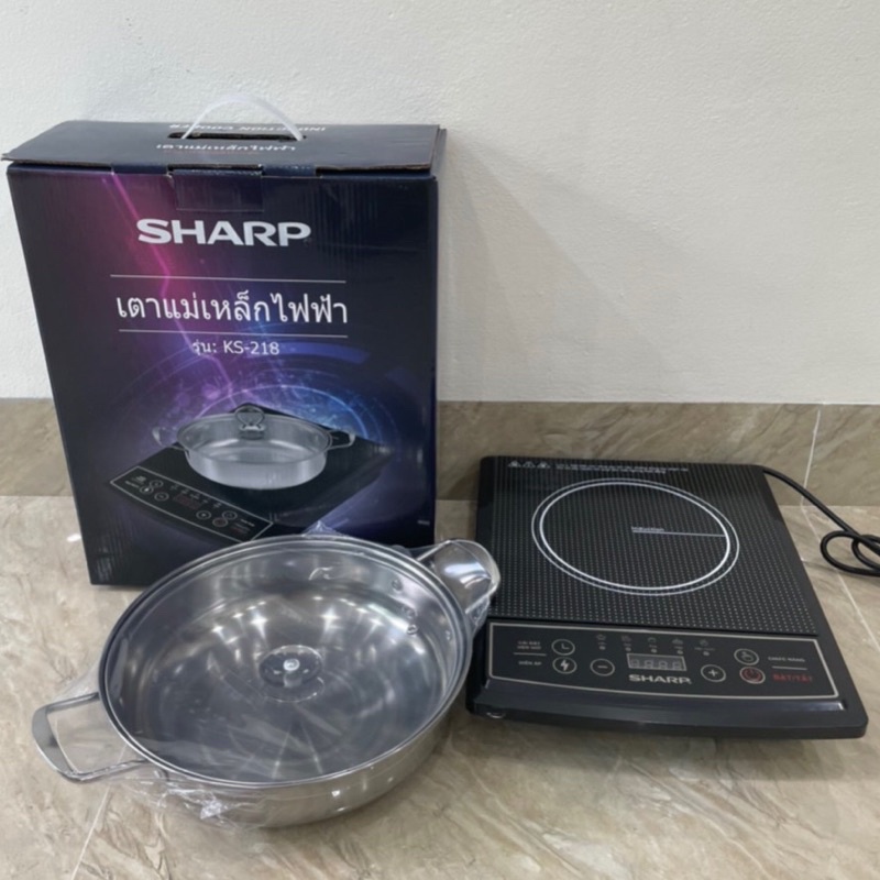 Bếp Từ Đơn Sharps + Tặng Kèm Bộ Nồi INOX- Kiểu Dáng Đẹp Mắt