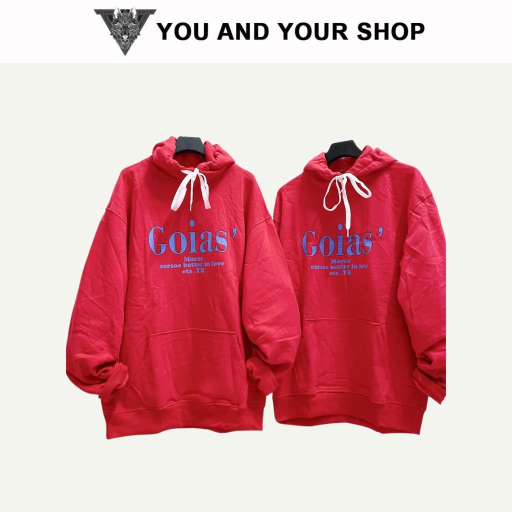 Áo Khoác Nỉ Nam Nữ - Áo Hoodie Lót Nỉ Bông YAYSHOP Dáng Rộng Unisex Hàn Quốc in GOIAS