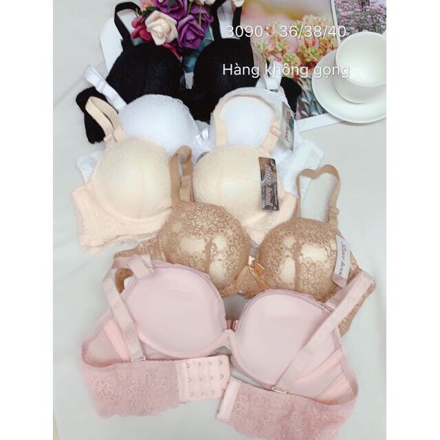(3090)áo lót ren sexy_đệm dày 3cm_sister hood