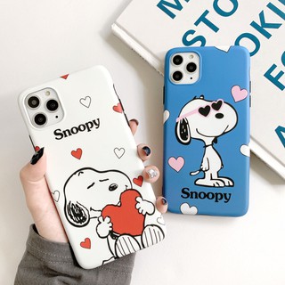 Ốp điện thoại hình chó snoopy xinh xắn cho iphone xs max xr i8 i7 i6 6s plus