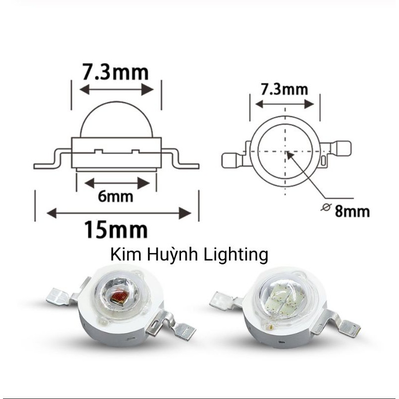 Nhân led 3W siêu sáng