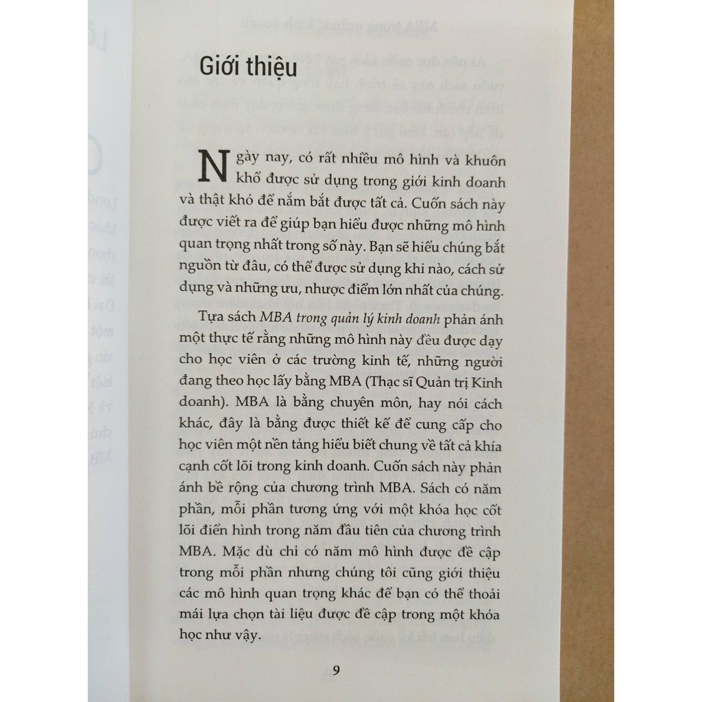 Sách:MBA Trong Quản Lý Kinh Doanh | BigBuy360 - bigbuy360.vn