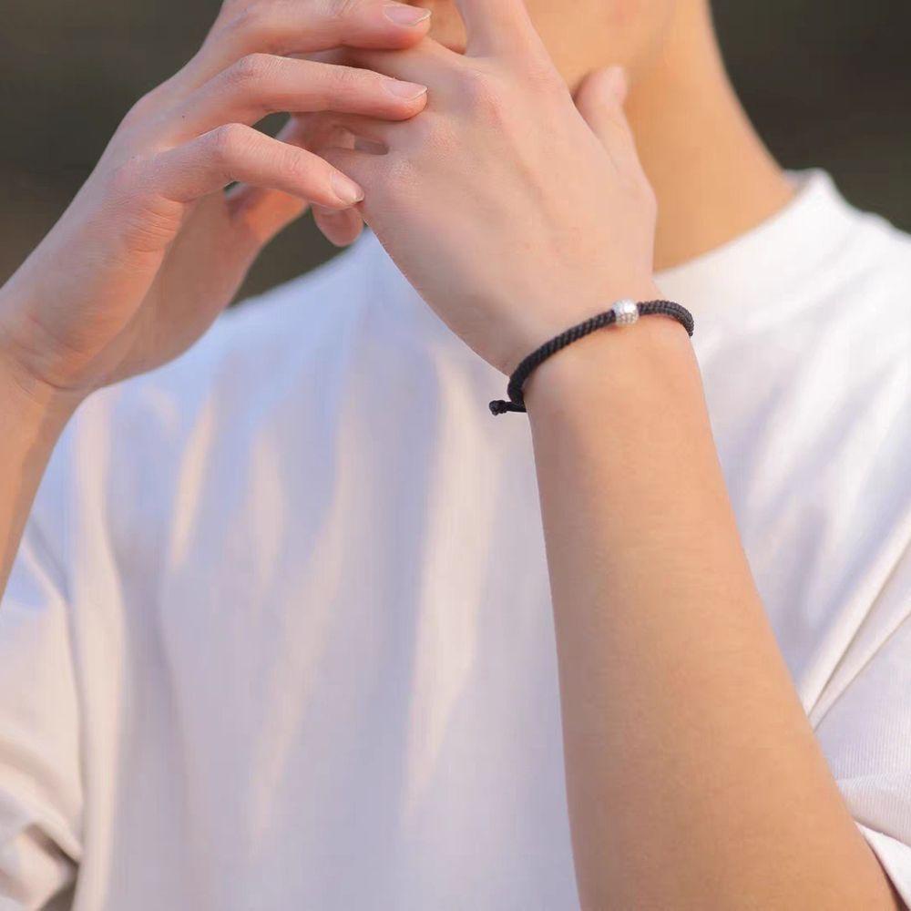 Vòng Tay Chuỗi Hạt Đơn Giản Thời Trang Phong Cách Retro Cho Nam