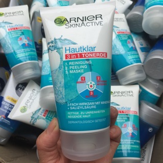 Sữa rửa mặt GARNIER SKinactive 3in1 (Đức) 150ml