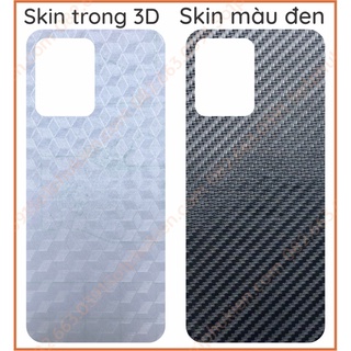 Miếng dán mặt lưng skin carbon Realme c35 / Narzo 50A Prime