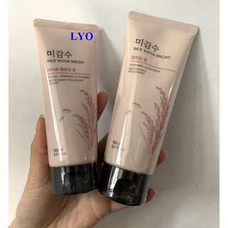 Sữa rửa mặt gạo Rice Water Bright Cleansing Foam The face shop..