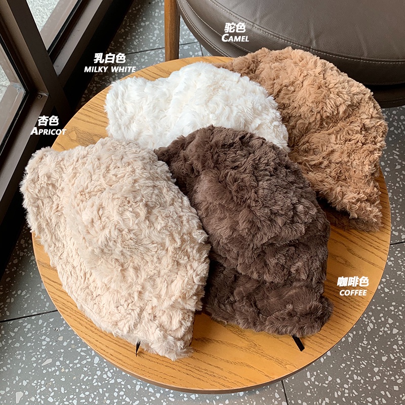 Nón Tai Bèo Phủ Bông Dày Giữ Ấm Thời Trang Mùa Đông Sành Điệu Dành Cho Nữ