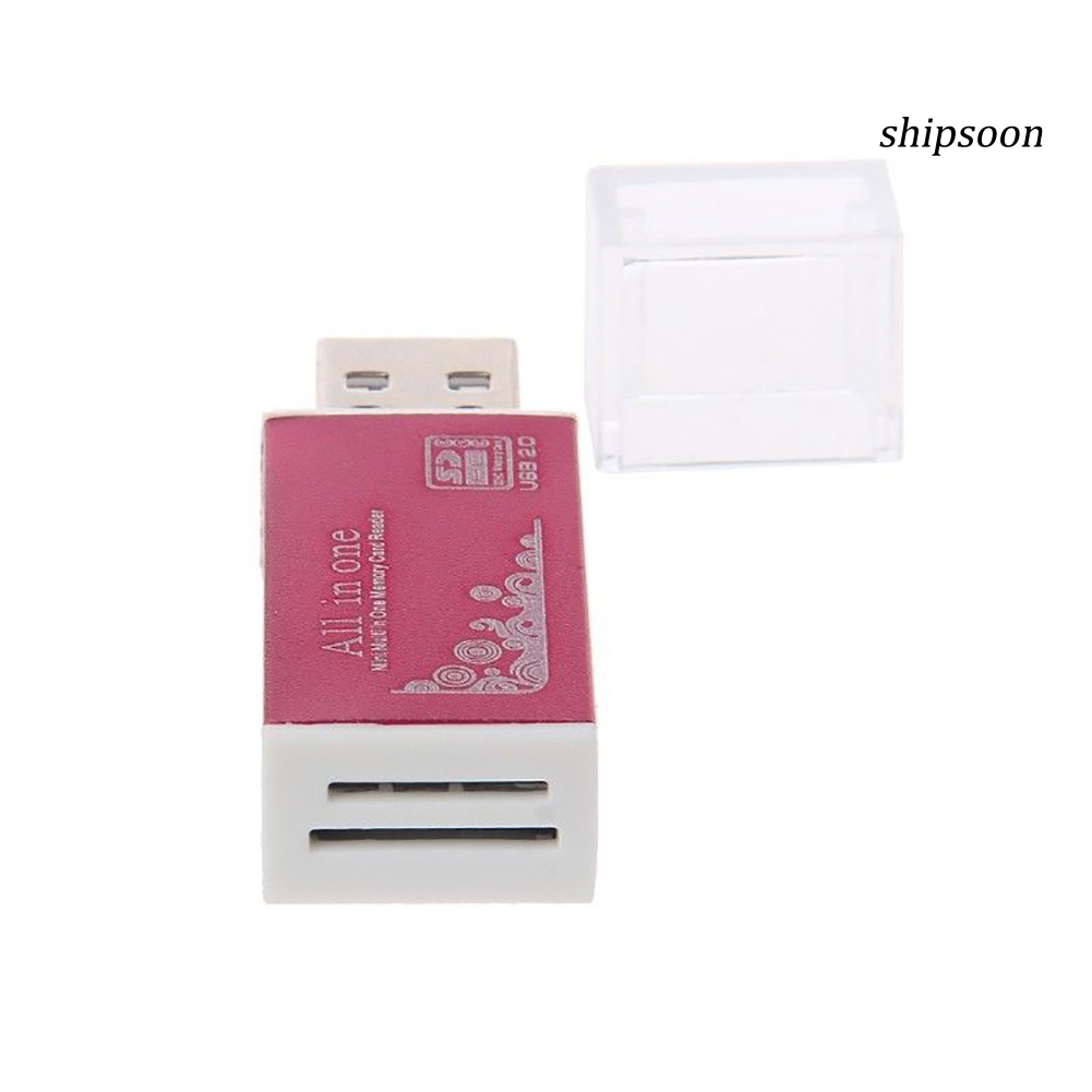 Đầu Đọc Thẻ Nhớ Usb 2.0 Cho Sd / Sdhc Mmc Tf Ms M2 | BigBuy360 - bigbuy360.vn