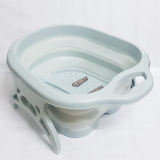 Chậu ngâm massage chân gấp gọn -