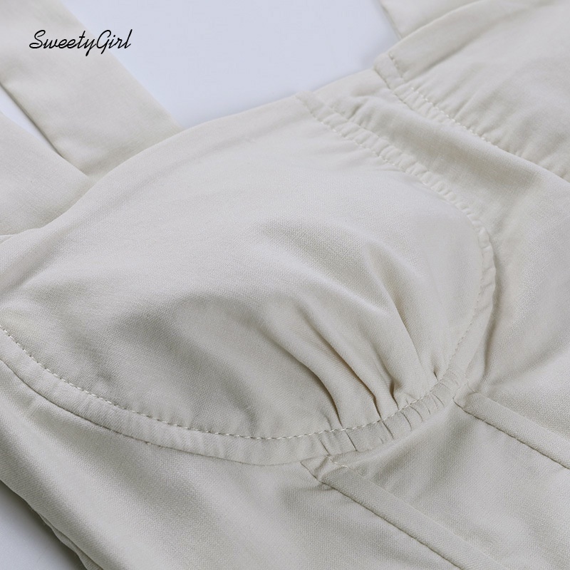 Áo Tank Top Hai Dây Ôm Dáng Màu Trơn Thời Trang Cho Nữ