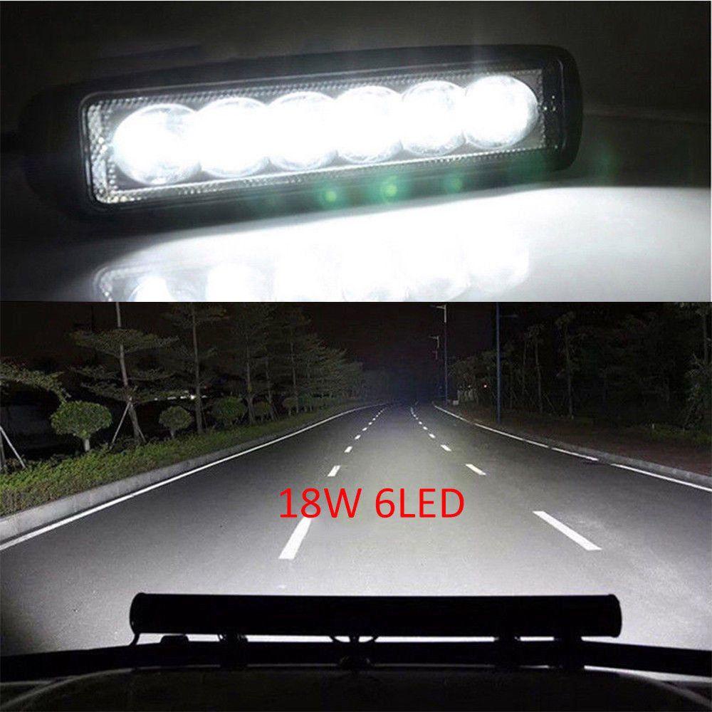 MAYSHOW Thanh Đèn LED 6 Bóng SUV 800LM Chuyên Dụng Cho Xe Hơi / Xe Tải Địa Hình