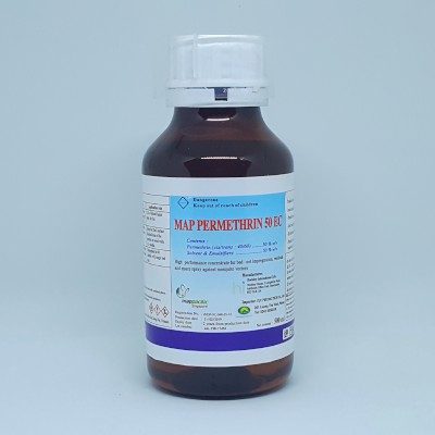 Map Permethrin 50EC chai 500ml - Thuốc diệt muỗi, gián côn trùng