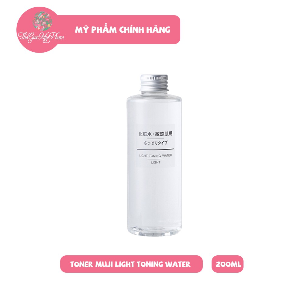 Nước Hoa Hồng Muji Light Toning Water Toner 200ml