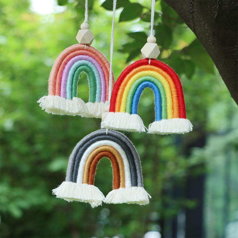 Dây Treo Xe Hơi Trang Trí Màu Cầu Vồng