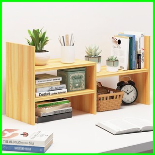 Kệ sách gỗ mini để bàn làm việc đa năng