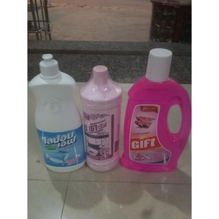 combo bộ 3 nước rửa bát thái + nước lau sàn + nước tấy bồn cầu