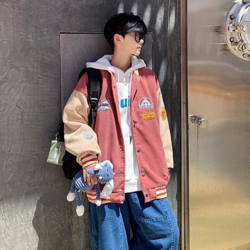 😍 Áo khoác bóng chày nam nữ nhung 3 lớp dày dặn siêu hot 2020 (Ms A95) | BigBuy360 - bigbuy360.vn