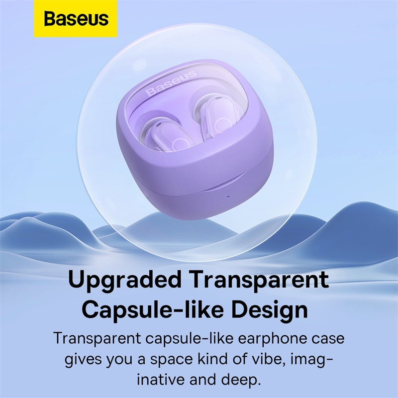 Tai nghe không dây Baseus WM02 TWS 5.3 Tai nghe Bluetooth có điều khiển cảm ứng Loại bỏ tiếng ồn