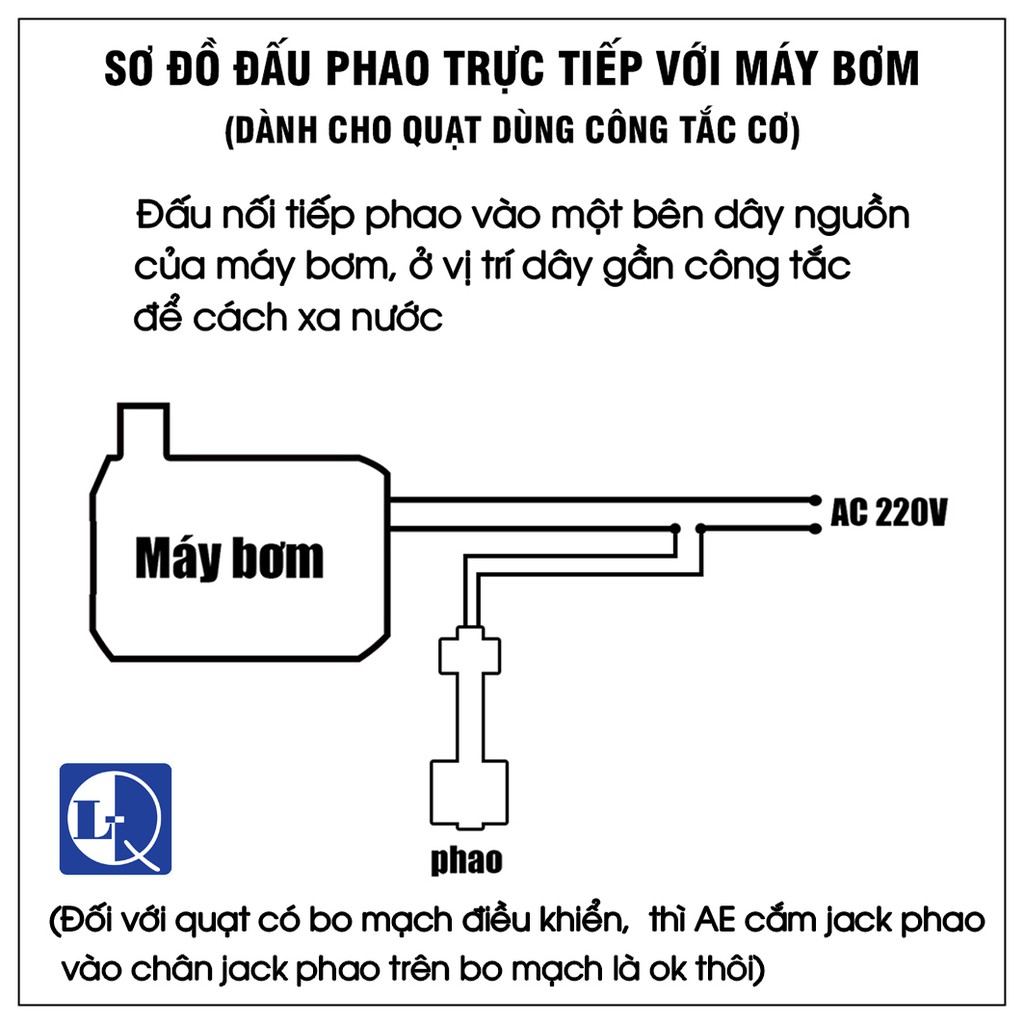 Phao chống cạn | bảo vệ máy bơm quạt hơi nước | Loại tốt