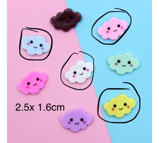 Đám mây mặt cười charm slime