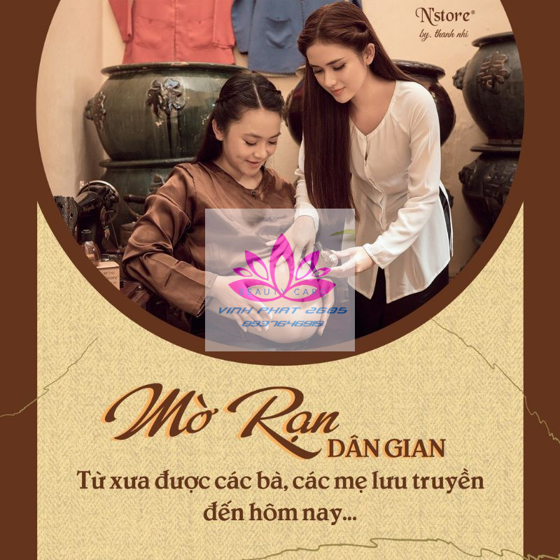 0Tinh Chất Mỡ Trăn Nguyên Chất triệt lông, mờ rạn da 75gr