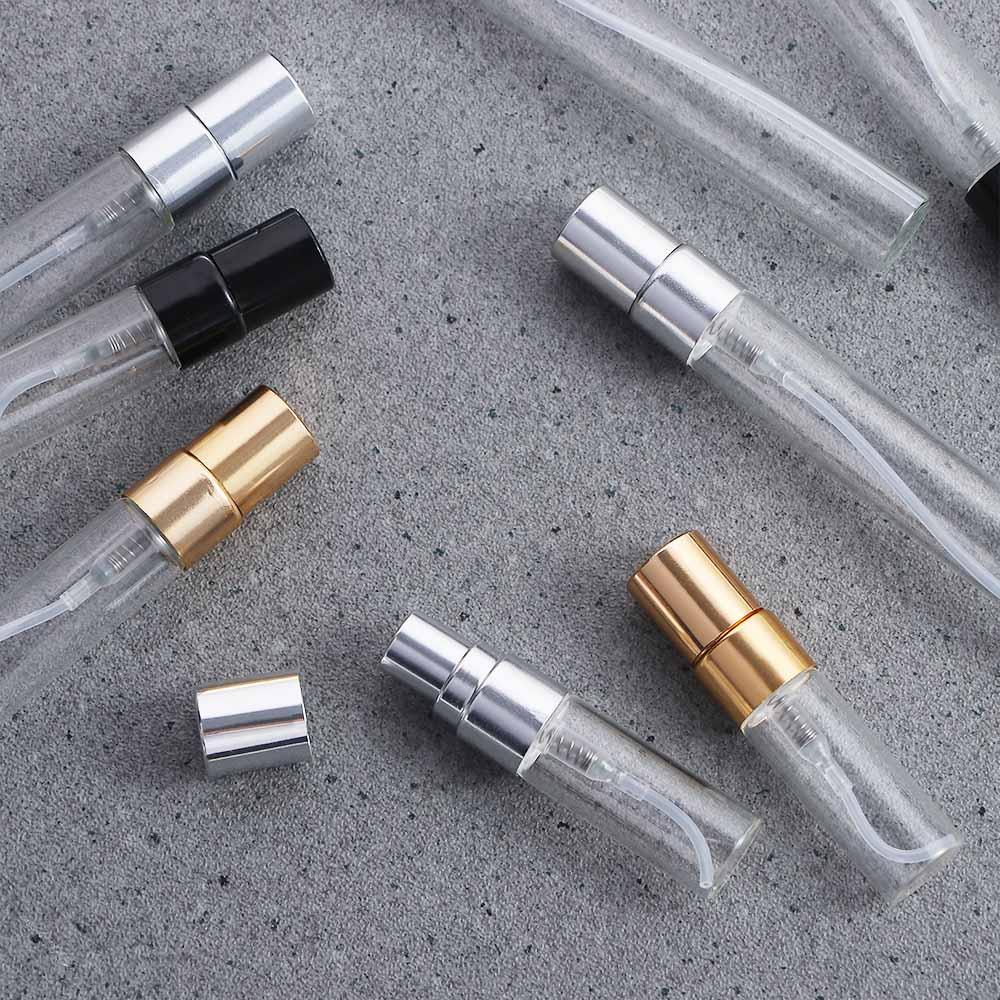 Bình Xịt Nước AUGUSTINA Mini Trong Suốt Tiện Dụng|Nắp Đậy Chai Nước Hoa Dạng Xịt Tiện Lợi