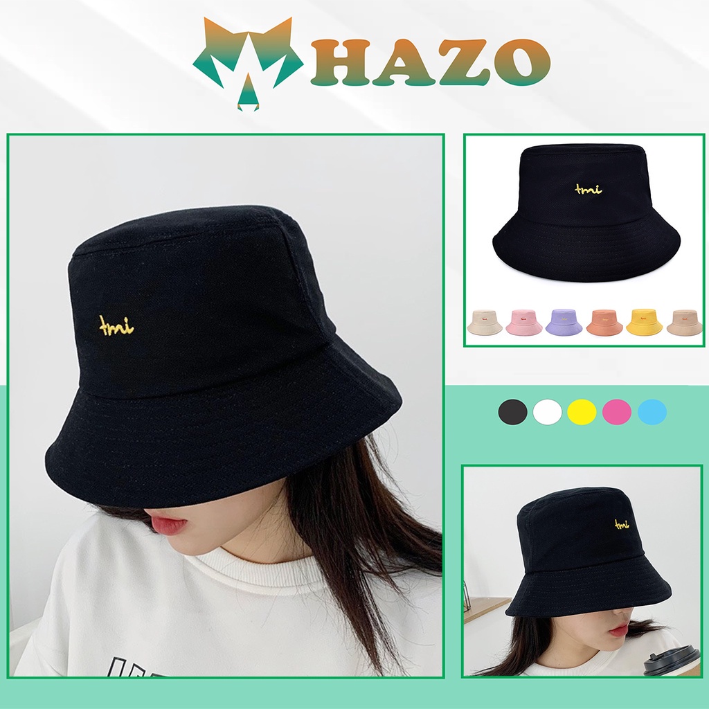Mũ Bucket Nón Tai Bèo Vành Cụp Đa Dạng Kiểu Nhiều Màu Sắc Ulzzang Form Unisex Nam Nữ - Hazo