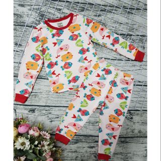 Bộ cotton 4c tay dài