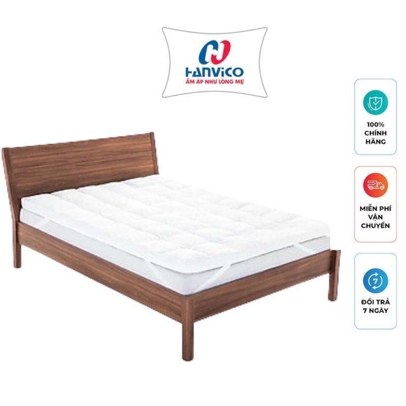 Tấm Topper làm mềm đệm chuẩn 5 sao Hanvico by Thegioidem