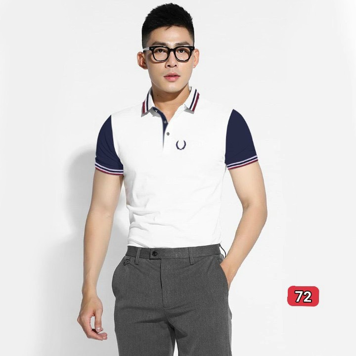 Áo thun nam cao cấp murad_fashion, áo polo nam màu trắng thêu logo thêu chữ đẹp phong cách thời trăng nam 2021 atn72