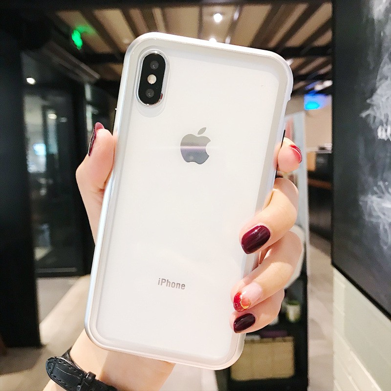 Ốp Điện Thoại Điện Thoại Điện Thoại Kính Cường Lực Trong Suốt Có Nam Châm Cho Iphone 6s Iphone 5s Iphone 7 Iphone X Xs Max Xr