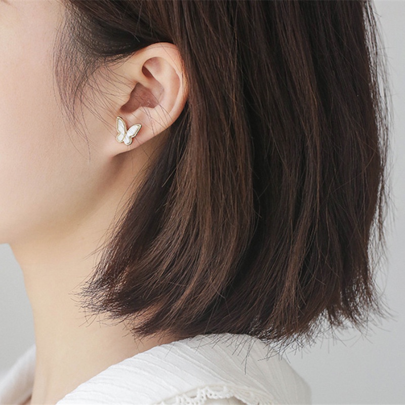 (MớI) Bông Tai HìNh BướM ĐíNh Đá Xinh XắN