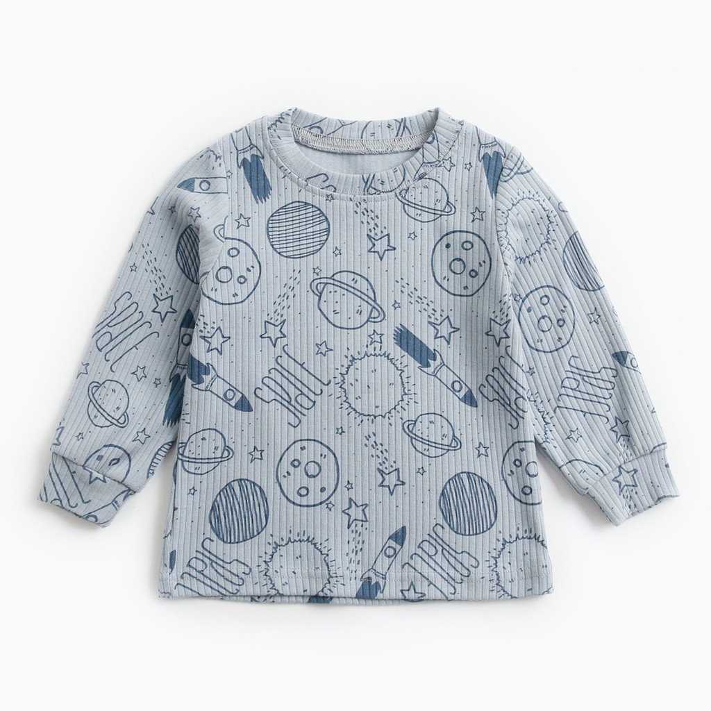 Bộ Quần Áo Sanlutoz Tay Dài Kiểu Dáng Dễ Thương Thời Trang Mùa Thu Dành Cho Bé