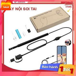 Camera siêu nhỏ, Camera Nội Soi Tai Siêu Nét Tặng Kèm Bộ Đầu Lấy Ráy Tai Thông Minh