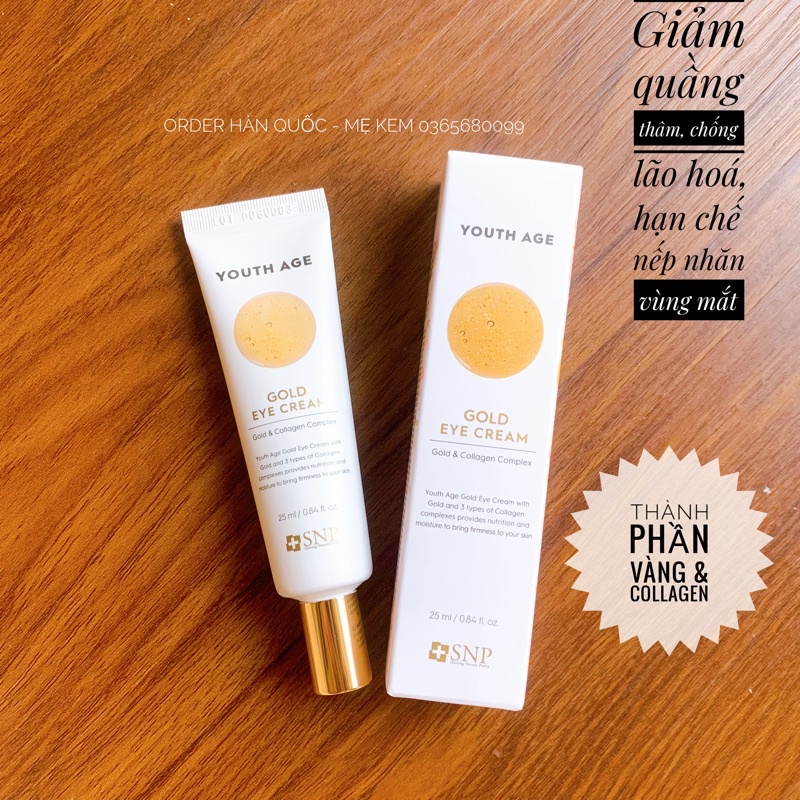 Kem dưỡng mắt Youth Age Gold Eye Cream