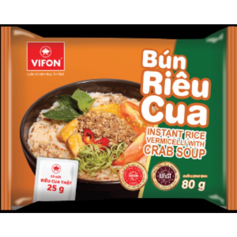 Bún Riêu Cua VIFON 80g(30 gói/thùng) | BigBuy360 - bigbuy360.vn