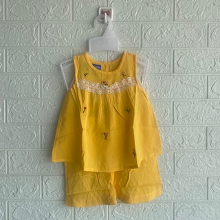 Bộ tole Bảo Ngọc sát nách quần lửng size 7-23kg