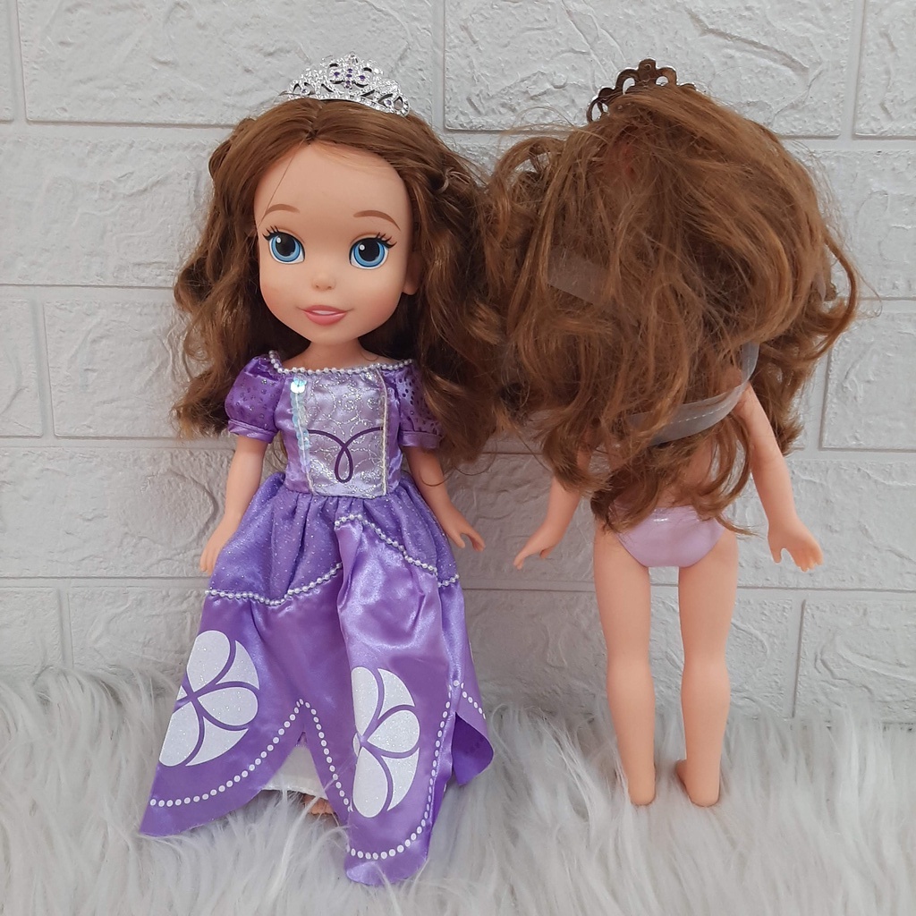 Búp Bê Mỹ Disney  Công Chúa Mắt Vẽ 30 Cm - Just Play Sofia The First Royal Sofia Doll 12 Inch