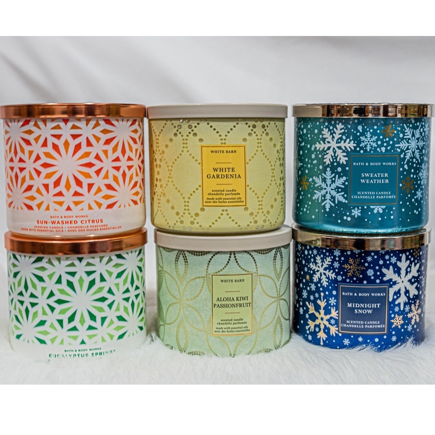 Bộ Sưu Tập Nến Thơm 3 Tim - Bath &amp; Body Works ( 411g)