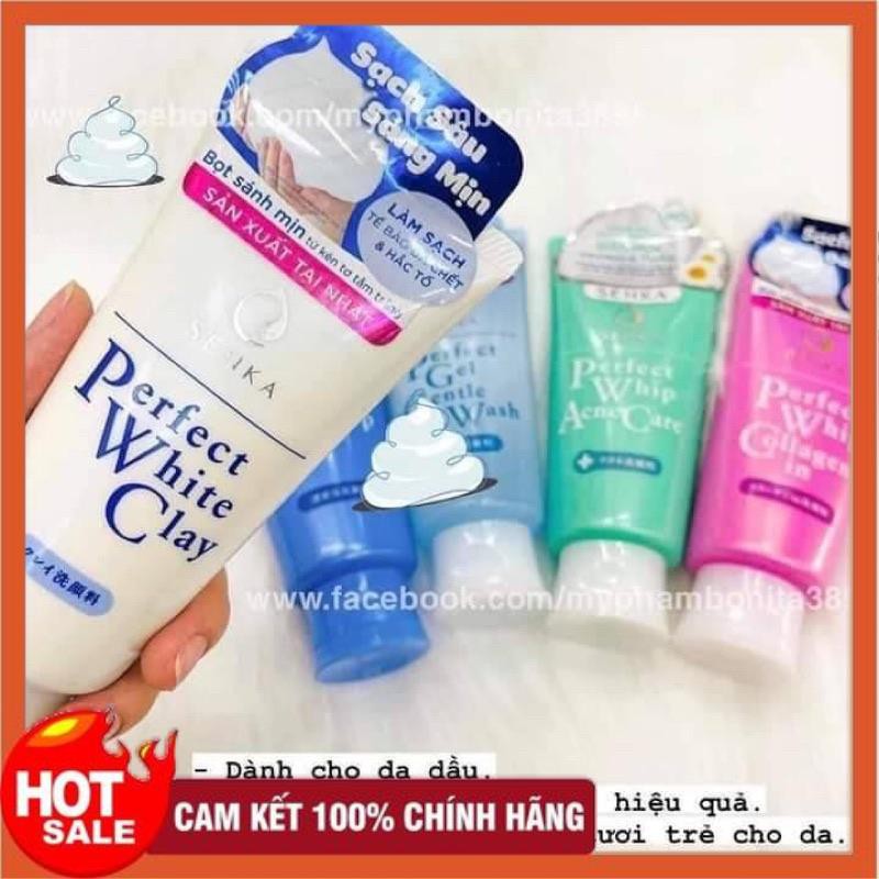 [Mẫu Mới] Sữa Rửa Mặt Senka Perfect Whip 120g Sạch Sâu Tạo Bọt | BigBuy360 - bigbuy360.vn