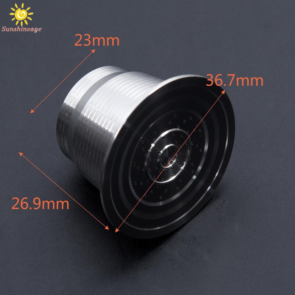 SUNAGE --1PC Machine Tool Durable Non-toxic Reusable Pod For Nespresso Coffee Capsule& SHINE