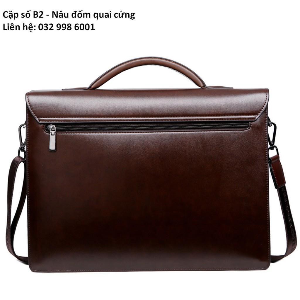 [uy tín] Cặp da khóa số nam siêu bền B2 nâu | BigBuy360 - bigbuy360.vn
