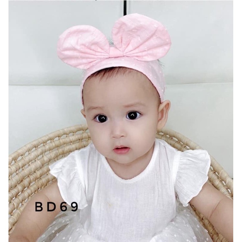Băng đô turban nơ cho bé BD69
