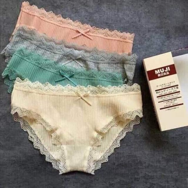 Quần chip coton cao cấp_Set 4 quần chip Muji Nhật | BigBuy360 - bigbuy360.vn