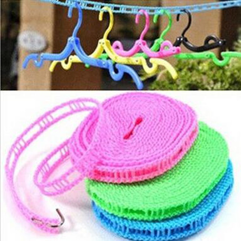 Dây phơi quần áo thông minh 3m, tiện lợi, bền đẹp (NEW) ( Giao mầu ngẫu nhiên)