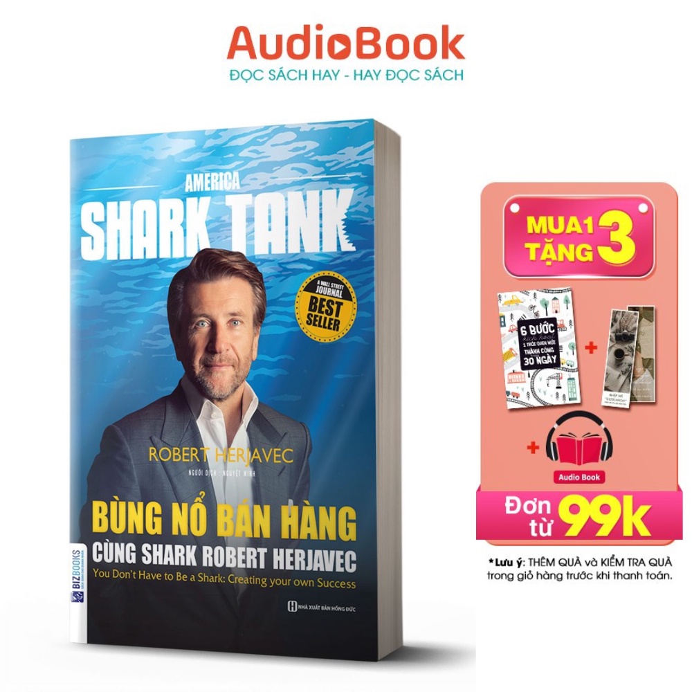 BIZBOOKS - Sách Bùng nổ bán hàng cùng Shark Robert Herjavec