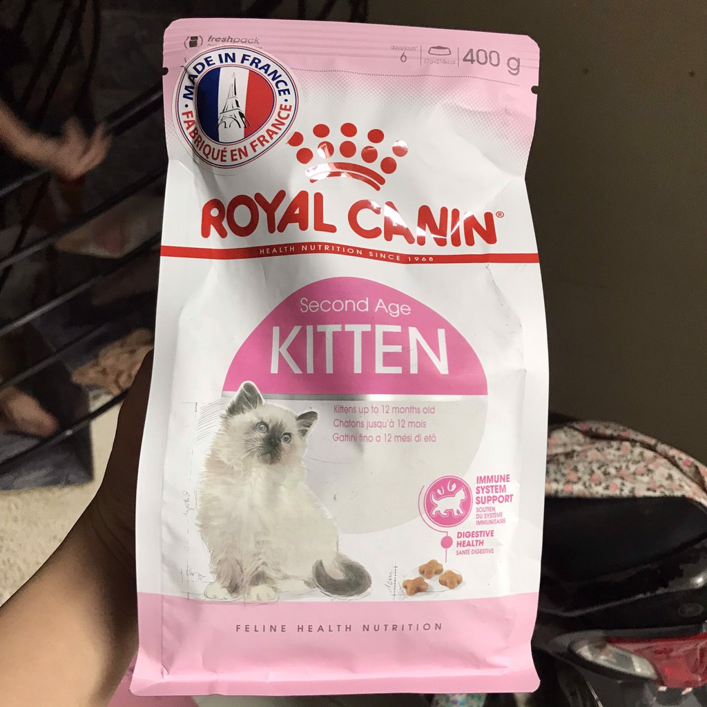 400g,THỨC ĂN CHO MÈO ROYAL CANIN KITTEN Dành cho mèo con từ 4 - 12 tháng tuổi