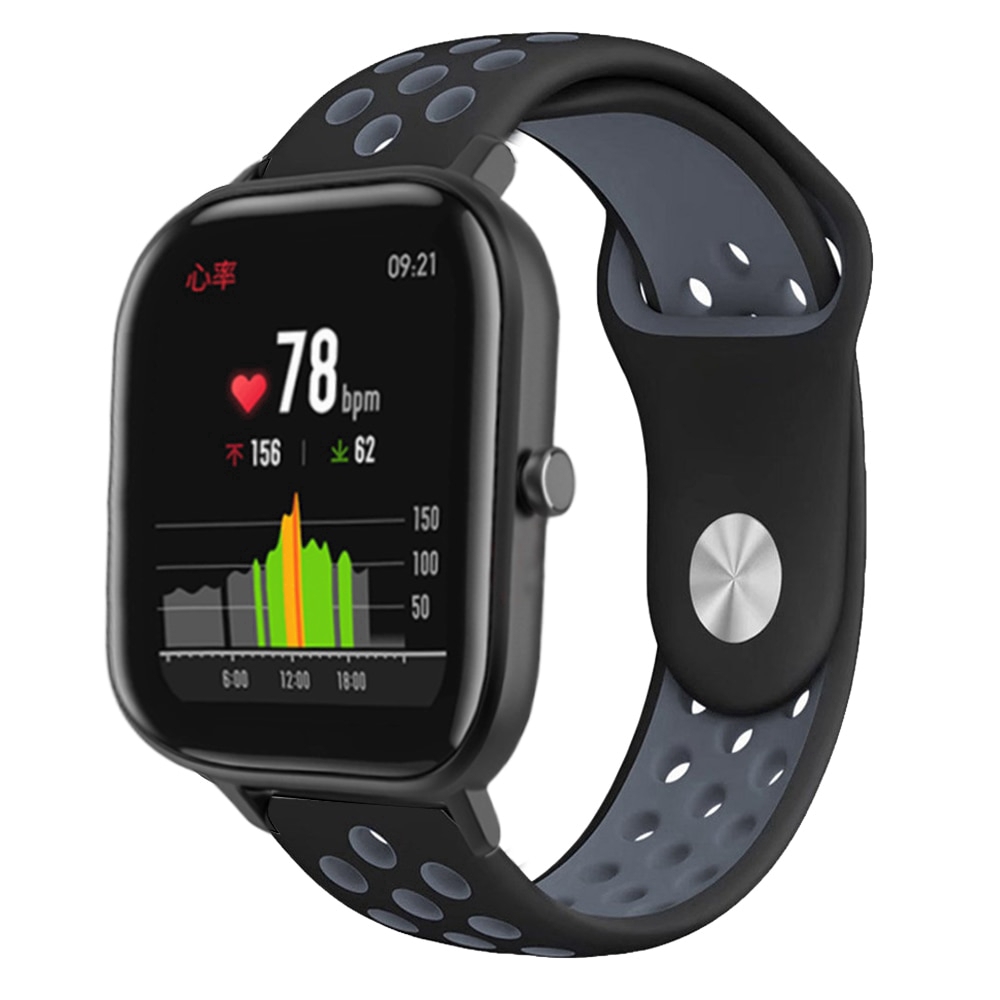 Dây đeo đồng hồ silicon 20mm tương thích cho Xiaomi Huami Amazfit GTS /Bip Lite Youth/GTR 42mm