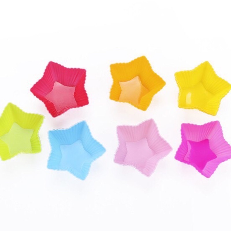Khuôn làm bánh cupcake, muffin, cup silicon nhiều màu, nhiều mẫu