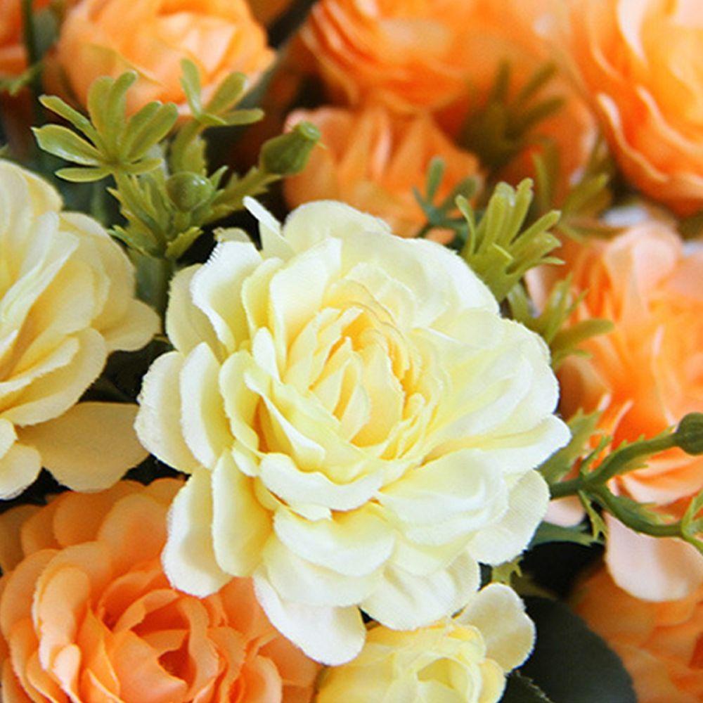 IVORY Bó Hoa Nhân Tạo Phong Cách Vintage Dùng Trang Trí Bàn Tiệc Cưới DIY